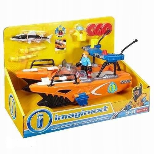 Záchranný čln s motorovým člnom Fisher-Price DTL95